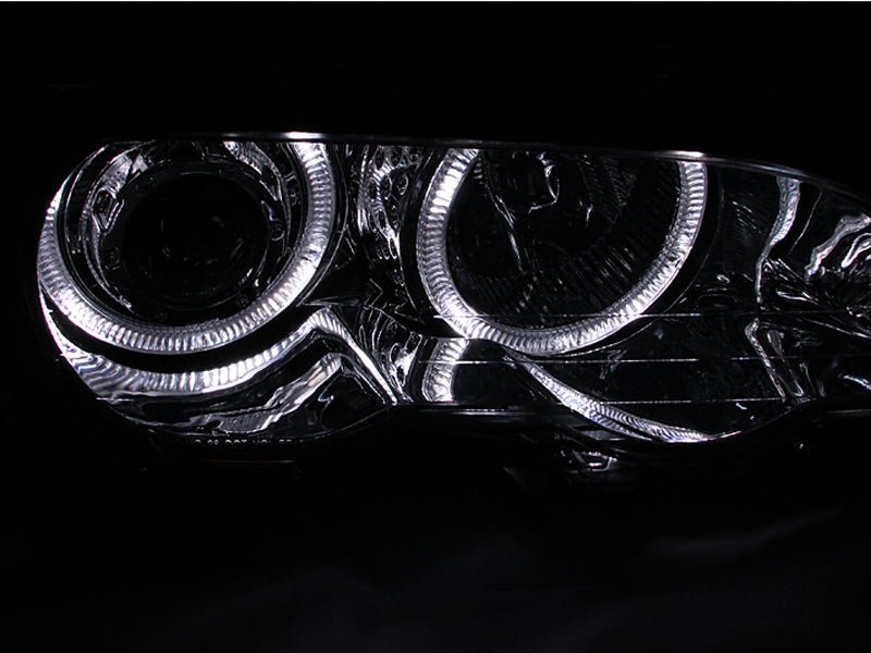 ANZO 2000 - 2003 BMW 3 Series E46 Projector Headlights w/ Halo Chrome - CPC Performance