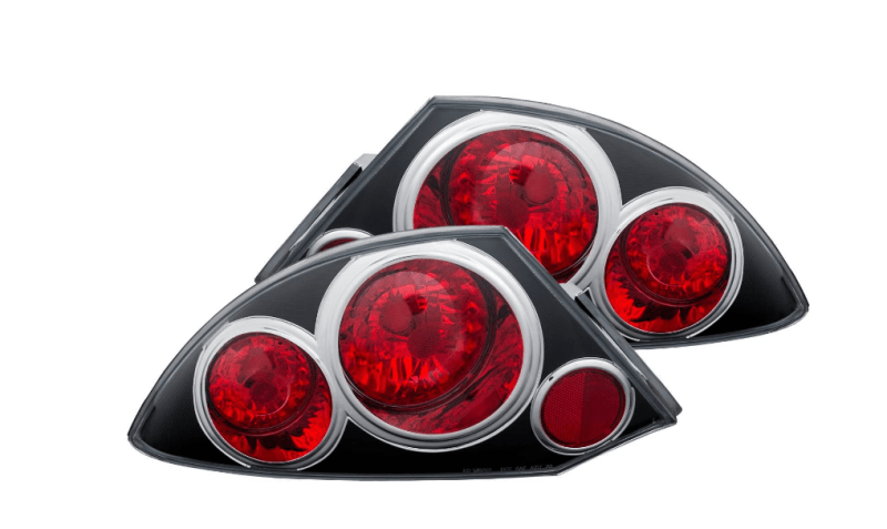 ANZO 2000 - 2005 Mitsubishi Eclipse Taillights Black - CPC Performance