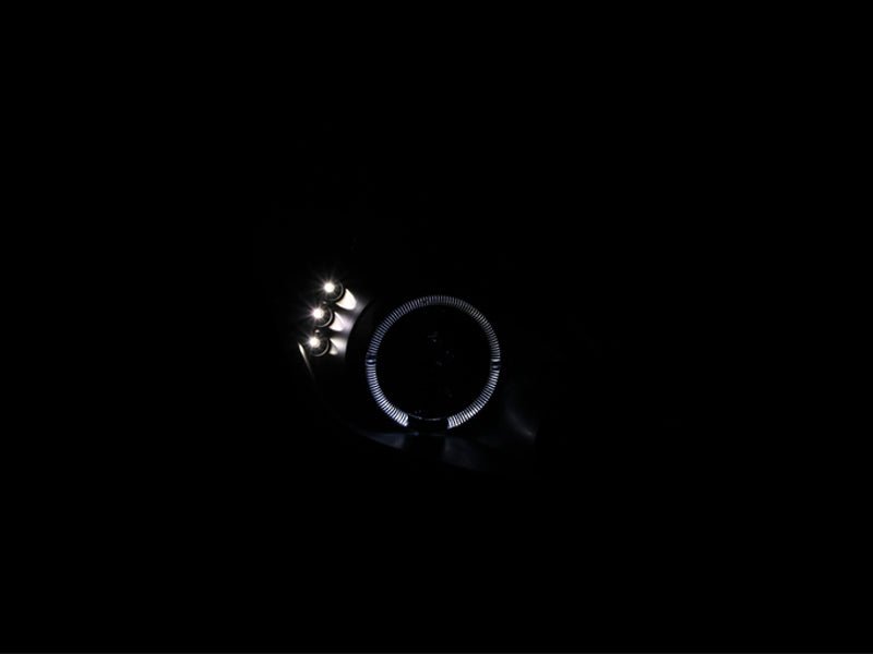 ANZO 2000 - 2005 Toyota Celica Projector Headlights w/ Halo Black - CPC Performance