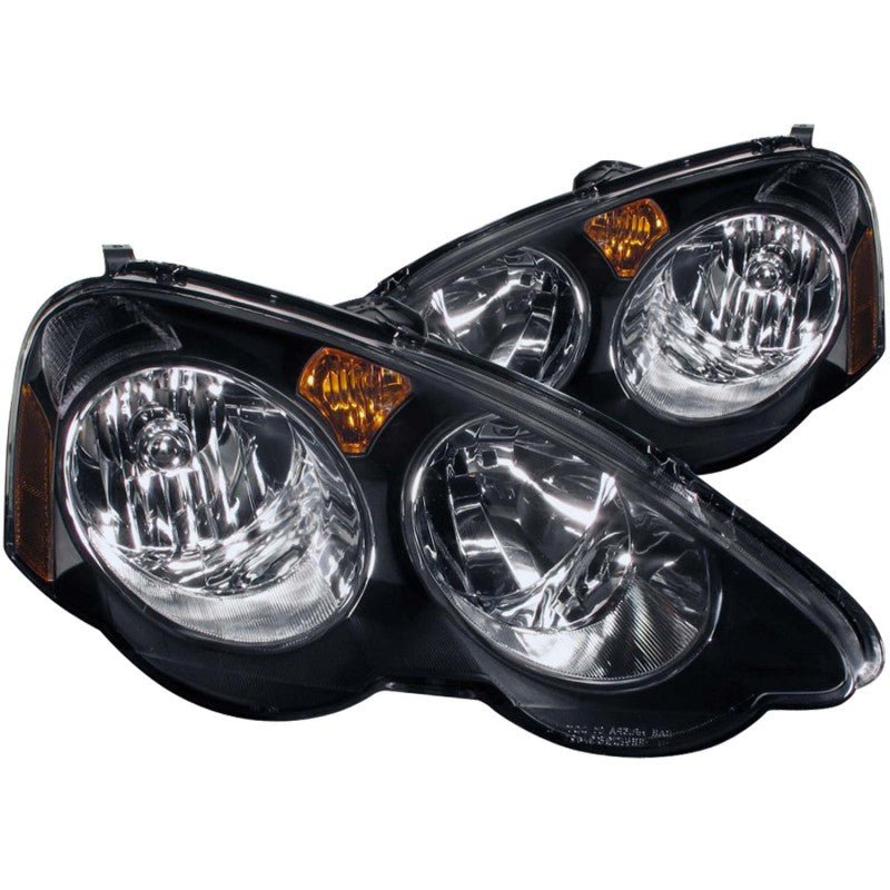 ANZO 2002 - 2004 Acura RSX Crystal Headlights Black - CPC Performance