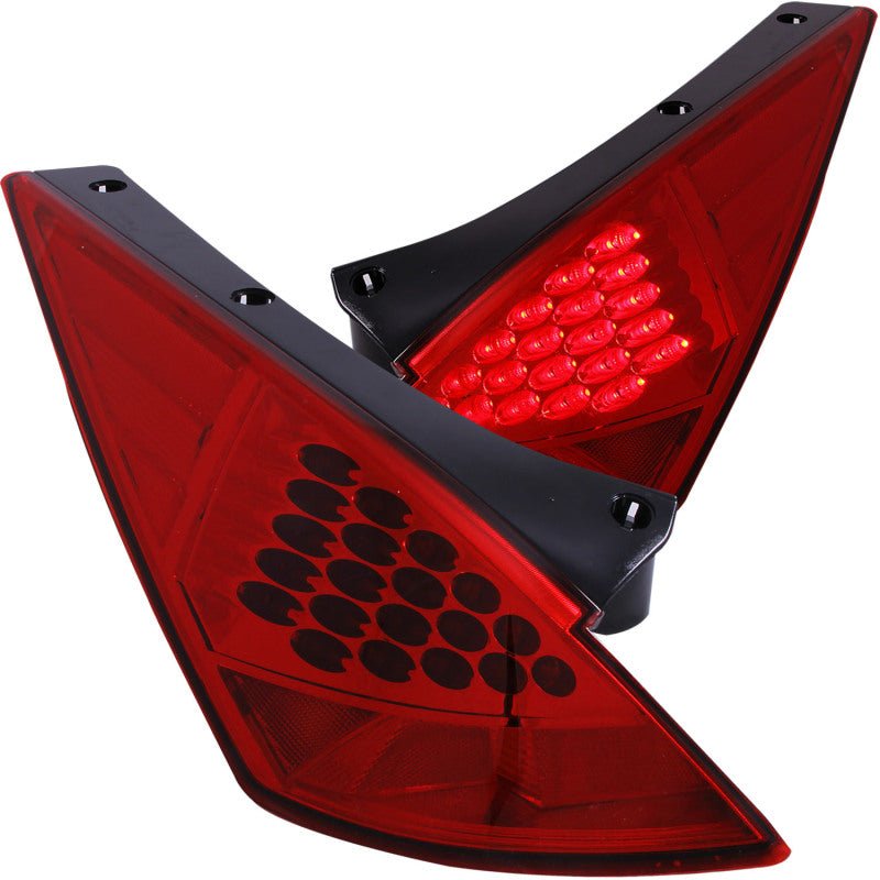 ANZO 2003 - 2005 Nissan 350Z LED Taillights Red - CPC Performance