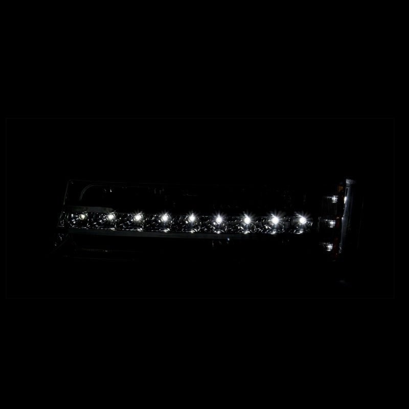 ANZO 2003 - 2006 Chevrolet Silverado 1500 LED Parking Lights Black w/ Amber Reflector - CPC Performance