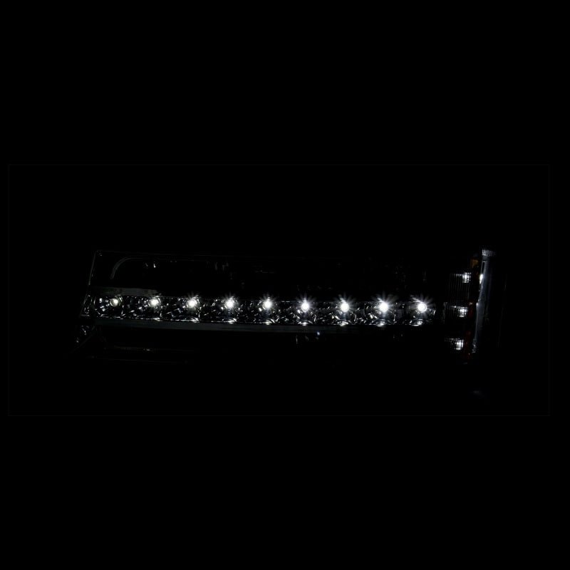 ANZO 2003 - 2006 Chevrolet Silverado 1500 LED Parking Lights Black w/ Amber Reflector - CPC Performance