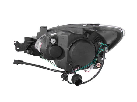 ANZO 2004 - 2007 Mitsubishi Lancer Projector Headlights w/ Halo Black (CCFL) - CPC Performance