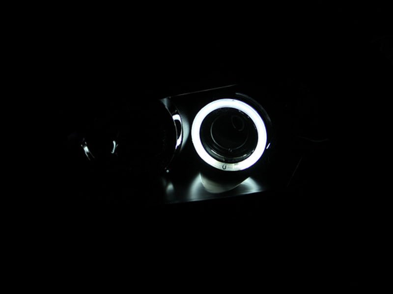 ANZO 2004 - 2008 Mazda 3 Projector Headlights w/ Halo Black (CCFL) - CPC Performance