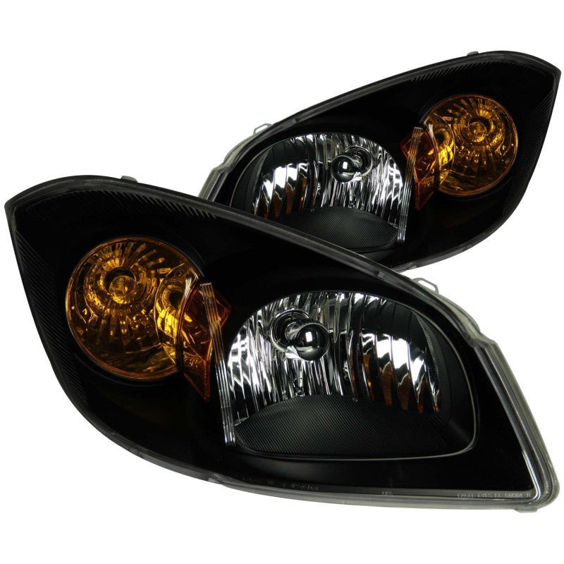 ANZO 2005 - 2010 Chevrolet Cobalt Crystal Headlights Black - CPC Performance