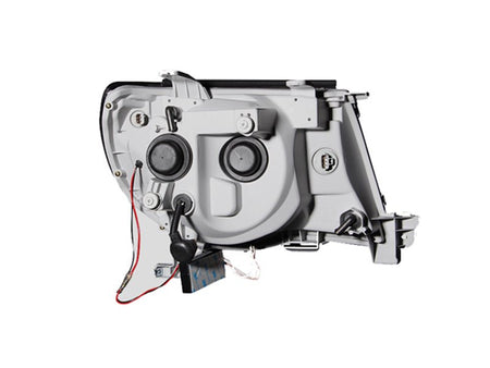ANZO 2005 - 2011 Toyota Tacoma Projector Headlights w/ Halo Black - CPC Performance