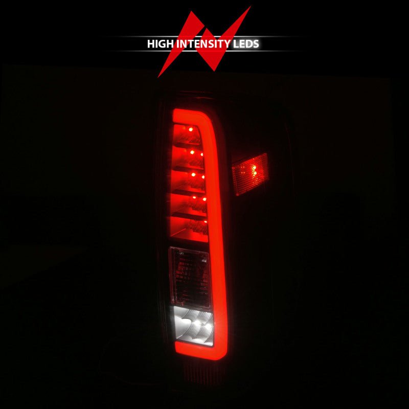ANZO 2005 - 2021 Nissan Frontier LED Taillights Black Housing/Clear Lens - CPC Performance