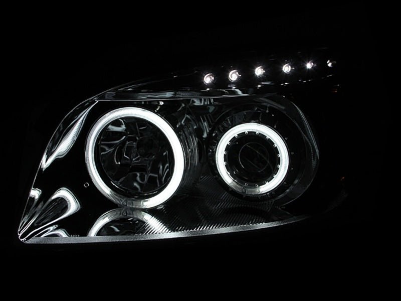 ANZO 2006 - 2008 Toyota Rav4 Projector Headlights w/ Halo Black - CPC Performance