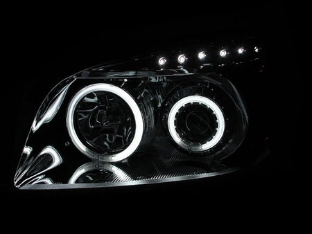 ANZO 2006 - 2008 Toyota Rav4 Projector Headlights w/ Halo Black - CPC Performance