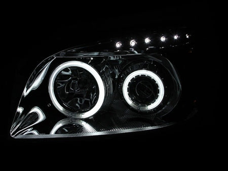 ANZO 2006 - 2008 Toyota Rav4 Projector Headlights w/ Halo Black - CPC Performance