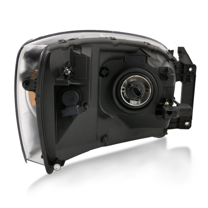 ANZO 2006 - 2009 Dodge Ram 1500 Crystal Headlight Black Amber - CPC Performance