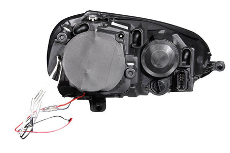 ANZO 2006 - 2009 Volkswagen Rabbit Projector Headlights w/ Halo Black (CCFL) - CPC Performance