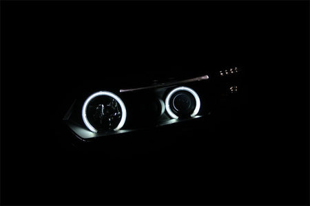 ANZO 2006 - 2011 Honda Civic Projector Headlights w/ Halo Black (CCFL) - CPC Performance