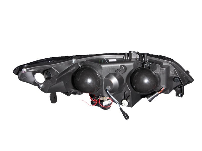 ANZO 2006 - 2011 Honda Civic Projector Headlights w/ Halo Black (CCFL) - CPC Performance