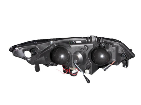 ANZO 2006 - 2011 Honda Civic Projector Headlights w/ Halo Black (CCFL) - CPC Performance