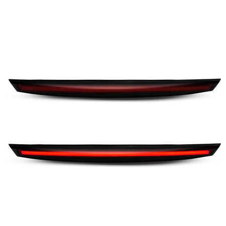ANZO 2007 - 2014 Chevrolet Suburban 1500 LED 3rd Brake Light Black Housing Smoke Lens w/ Spoiler 1pc - CPC Performance