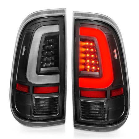 ANZO 2008 - 2016 Ford F - 250 LED Taillights Black Housing Clear Lens (Pair) - CPC Performance