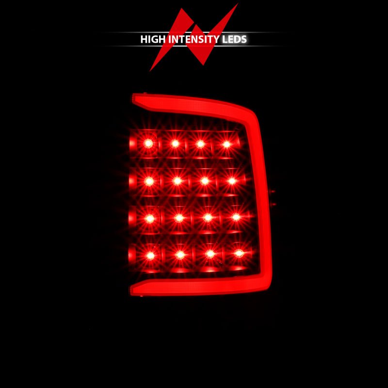 ANZO 2009 - 2018 Dodge Ram 1500 LED Taillight Plank Style Black w/Smoke Lens - CPC Performance