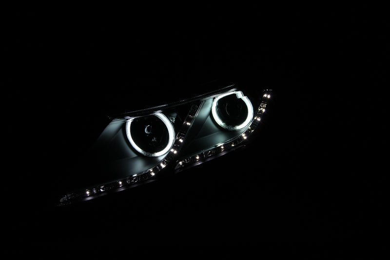 ANZO 2011 - 2013 Kia Optima Projector Headlights w/ Halo Black (CCFL) - CPC Performance