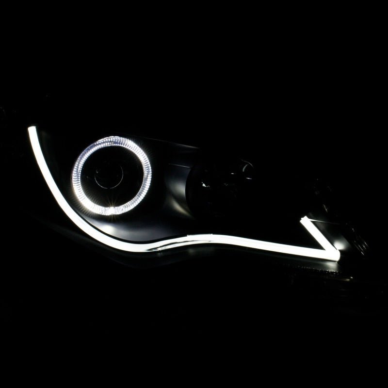 ANZO 2012 - 2013 Toyota Camry Projector Headlights w/ Halo Black - CPC Performance