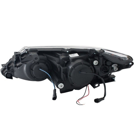 ANZO 2012 - 2013 Toyota Camry Projector Headlights w/ Halo Black - CPC Performance