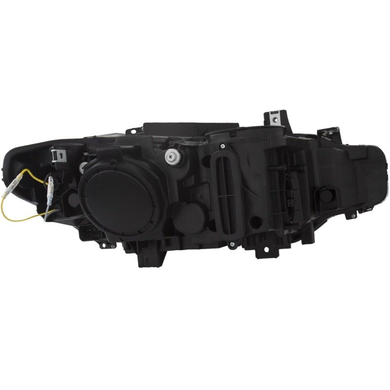 ANZO 2012 - 2015 BMW 3 Series Projector Headlights w/ U - Bar Black - CPC Performance