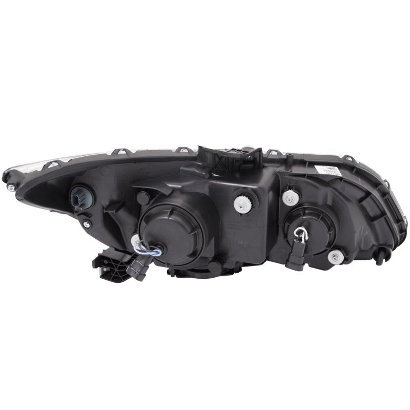 ANZO 2012 - 2015 Honda Civic Projector Headlights w/ U - Bar Black - CPC Performance