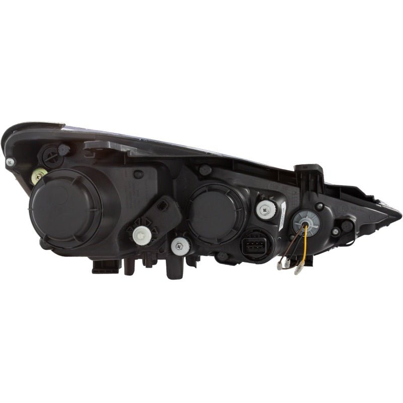 ANZO 2013 - 2015 Hyundai Genesis Projector Headlights w/ Plank Style Design Black (HID Compatible) - CPC Performance