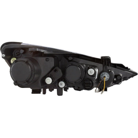 ANZO 2013 - 2015 Hyundai Genesis Projector Headlights w/ Plank Style Design Black (HID Compatible) - CPC Performance