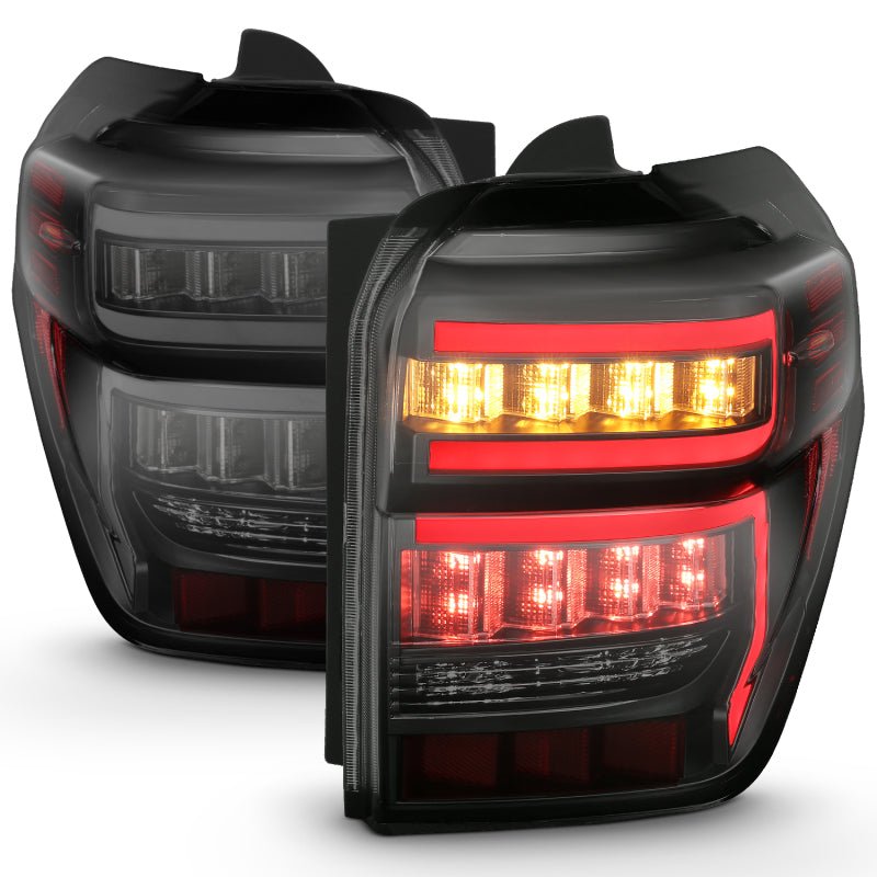 ANZO 2014 - 2020 Toyota 4Runner T.L Black Housing Smoke Lens Red Light Bar W/Sequential - CPC Performance