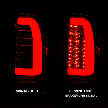 ANZO 95 - 00 Toyota Tacoma LED Taillights Chrome Housing Clear Lens (Pair) - CPC Performance