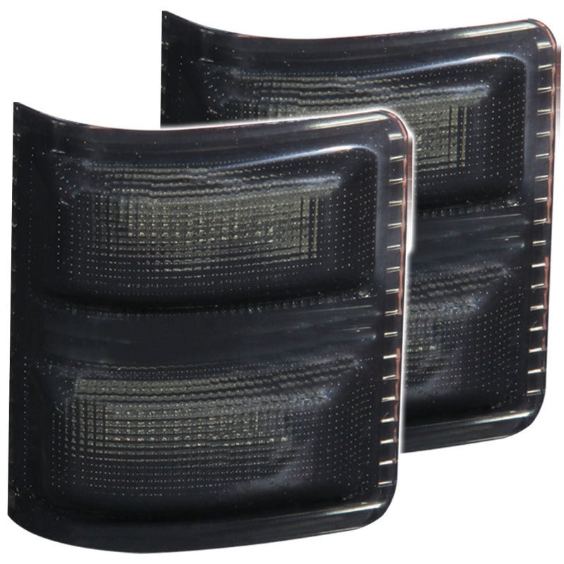 ANZO LED Mirror Lights 2008 - 2015 Ford F - 250 LED Mirror Lights Smoke w/ Amber LED - CPC Performance