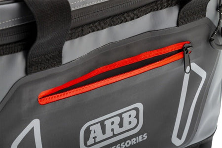 ARB Cooler Bag Charcoal w/ Red Highlights 15in L x 11in W x 9in H Holds 22 Cans - CPC Performance