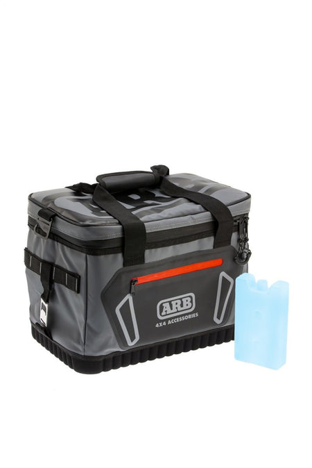 ARB Cooler Bag Charcoal w/ Red Highlights 15in L x 11in W x 9in H Holds 22 Cans - CPC Performance