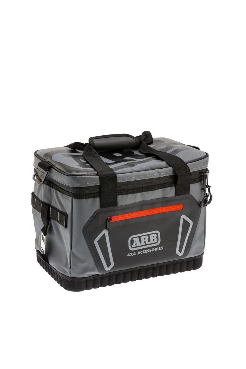 ARB Cooler Bag Charcoal w/ Red Highlights 15in L x 11in W x 9in H Holds 22 Cans - CPC Performance