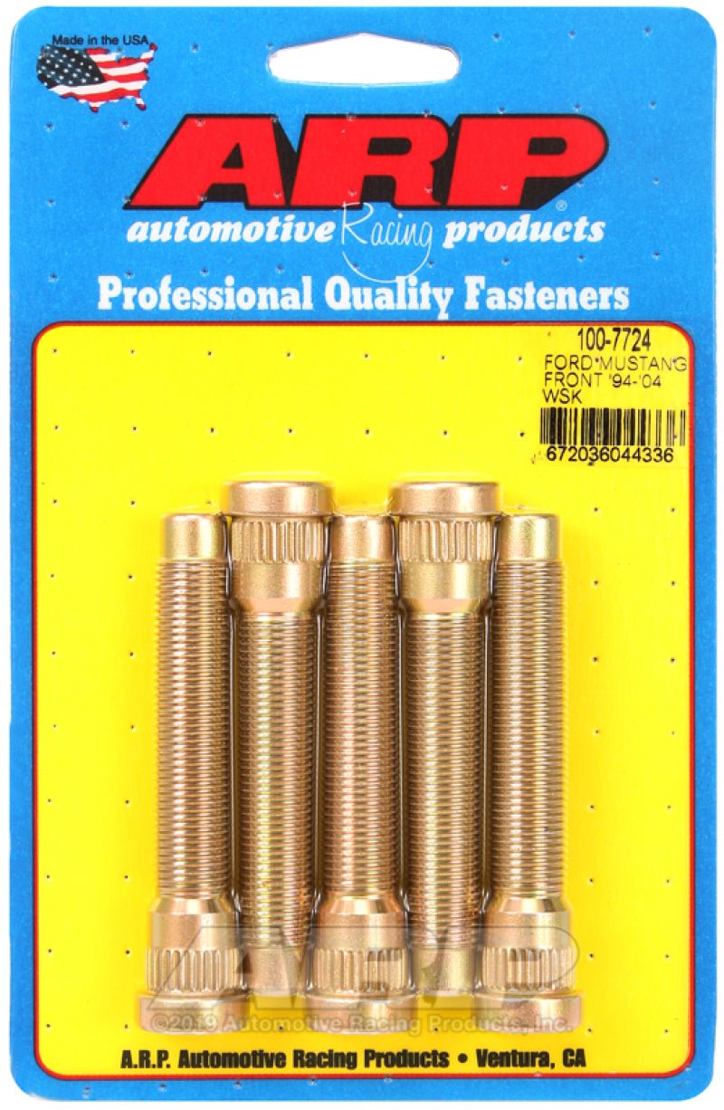 ARP 94 - 04 Ford Mustang Front Wheel Stud Kit (Set of 5) - CPC Performance