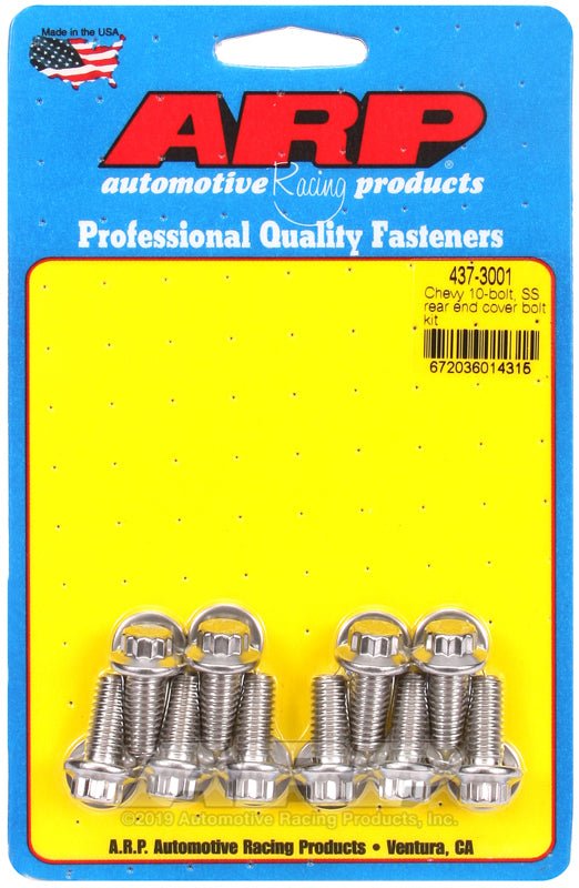 ARP Chevy 10 - Bolt SS Rear End Cover Bolt Kit - CPC Performance