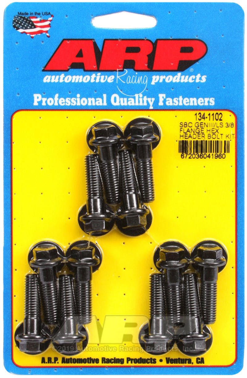ARP Chevy LS 3/8in Flange Hex Header Bolt Kit - CPC Performance