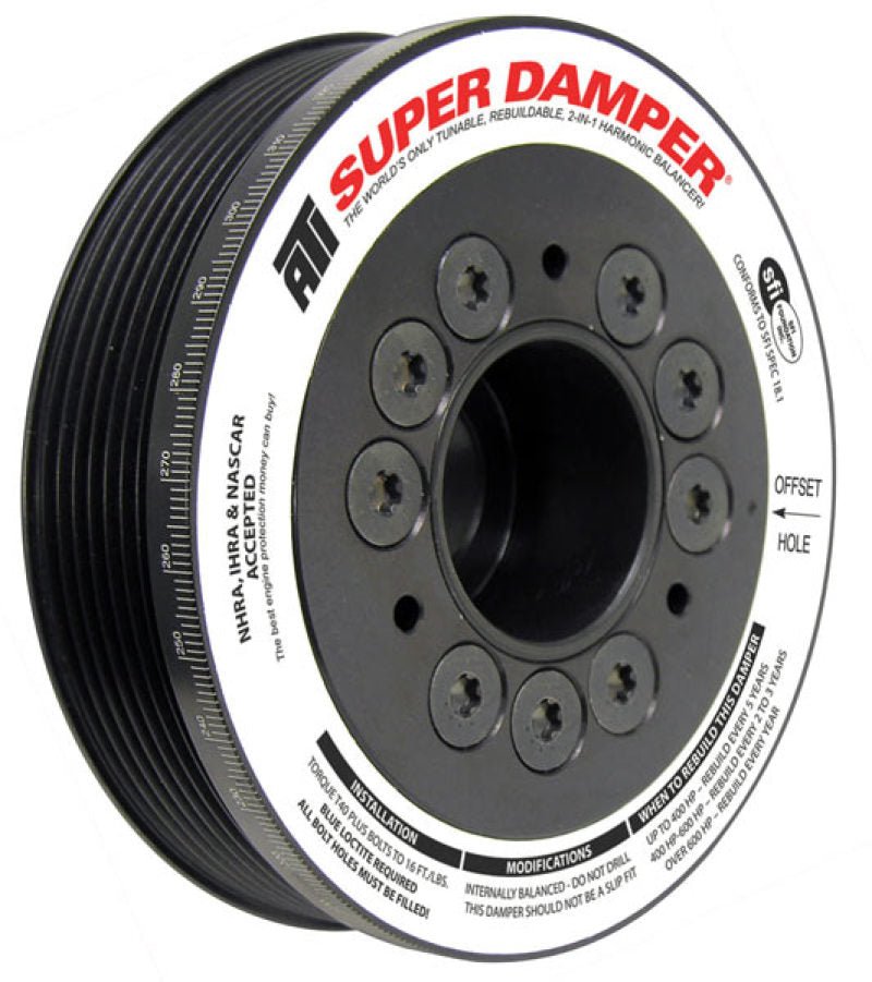 ATI Damper - 5.67in - Alum - 6 Grv - Toyota 2Zz - Ge - 1.8L - 4 Percent OD - 1Pc - CPC Performance