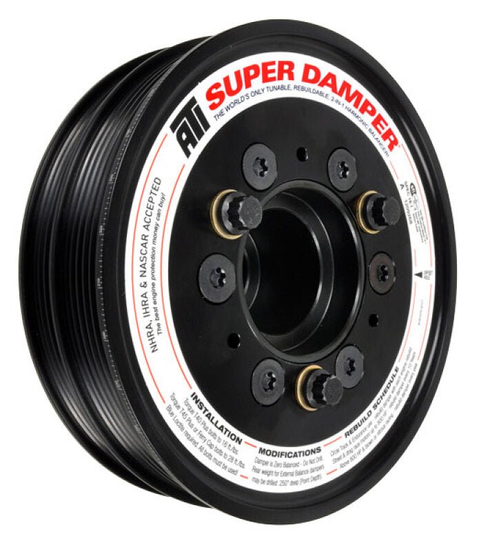 ATI Damper - 6.78in - Alum - 6 Grv - Ford Ecoboost 3.3L/3.5L/3.7L V6 - CPC Performance