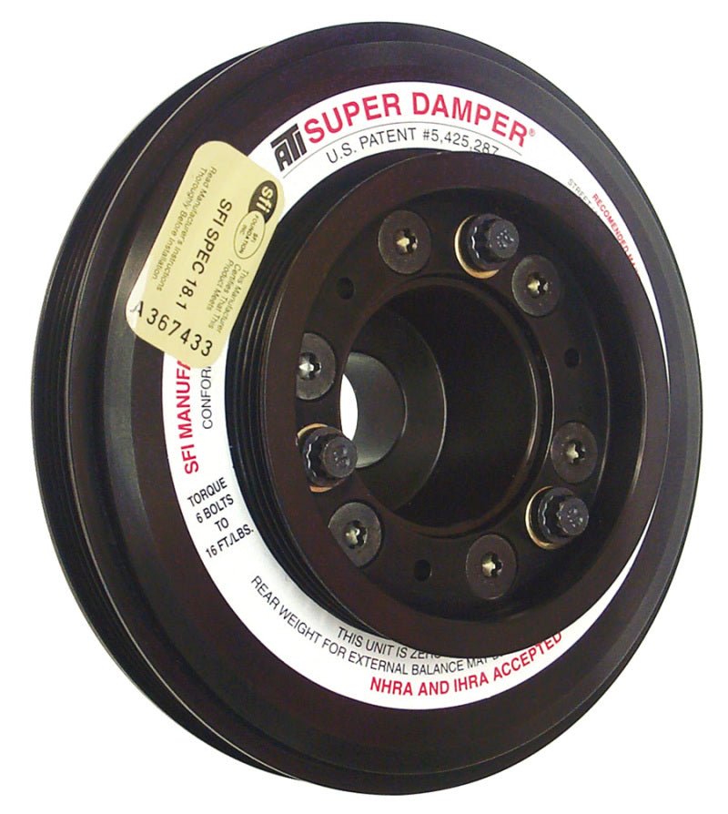 ATI Damper - 7.45in - Alum - (3) 4 Grv - Nissan RB26 R32 - 1000 HP - 2 Ring - 1Pc - CPC Performance