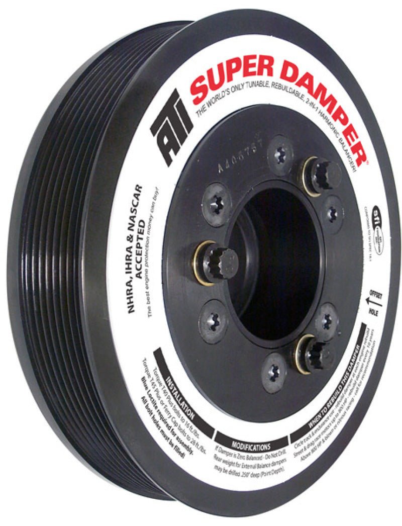ATI Damper - 7.45in - Steel - 8 Grv - Ford 7.3 - Powerstroke - 99 - 03 - Ext Bal - 3 Ring - Diesel - CPC Performance