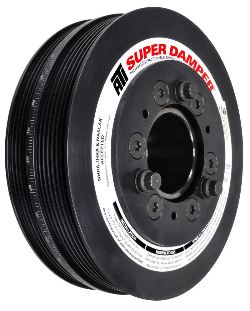 ATI Damper - 7.48in - Alum - 6/4 Grv - 2016+ Chevy Camaro LT1/LT4 Wet Sump - (Excl SC Pulley) - CPC Performance