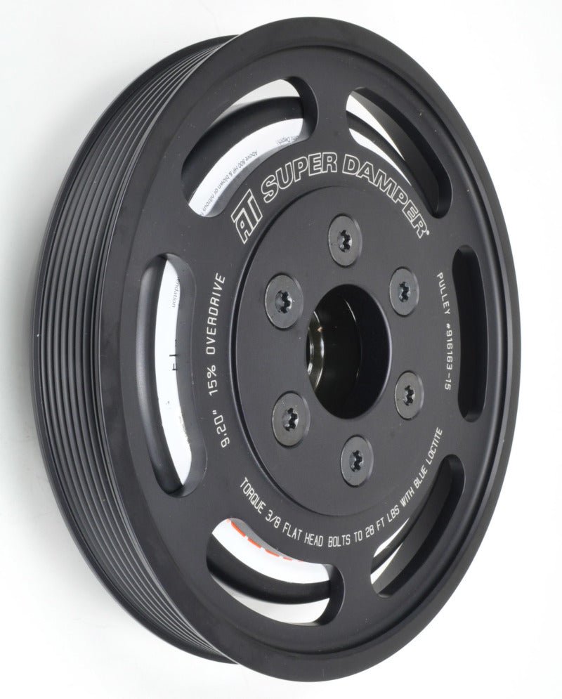 ATI Damper - 7.48in - Alum LW - 6 Grv - 2014+ Corvette LT1/LT4 - Dry Sump - 6 Bolt (Excl SC Pulley) - CPC Performance