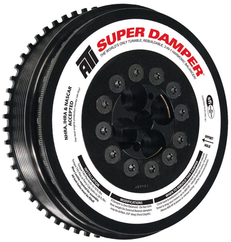 ATI Damper - 7.98in - Steel - 8 Grv - Cummins - 07.5 - 15 6.7L w/Reluctor Wheel - 3 Ring Hvy - Diesel - CPC Performance