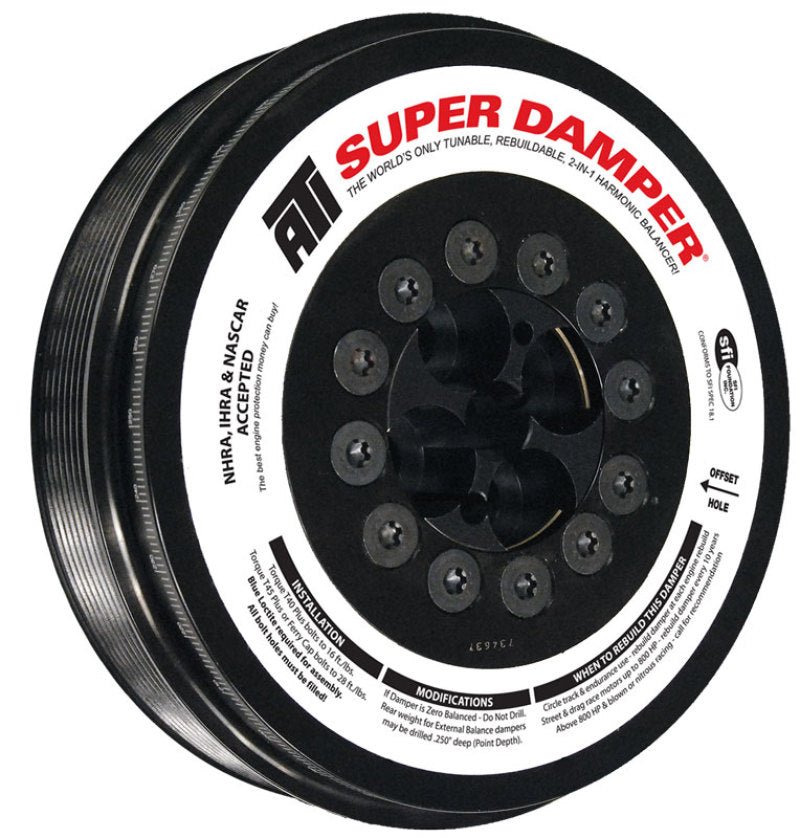 ATI Damper - 7.98in - Steel - 8 Grv - Cummins - 2003 - 07.5 - 5.9L - 3 Ring Hvy - Diesel - CPC Performance
