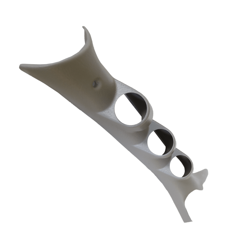 Autometer 03 - 08 Dodge Ram / 02 Dodge 1500 Triple 52mm Pillar Pod Taupe - CPC Performance
