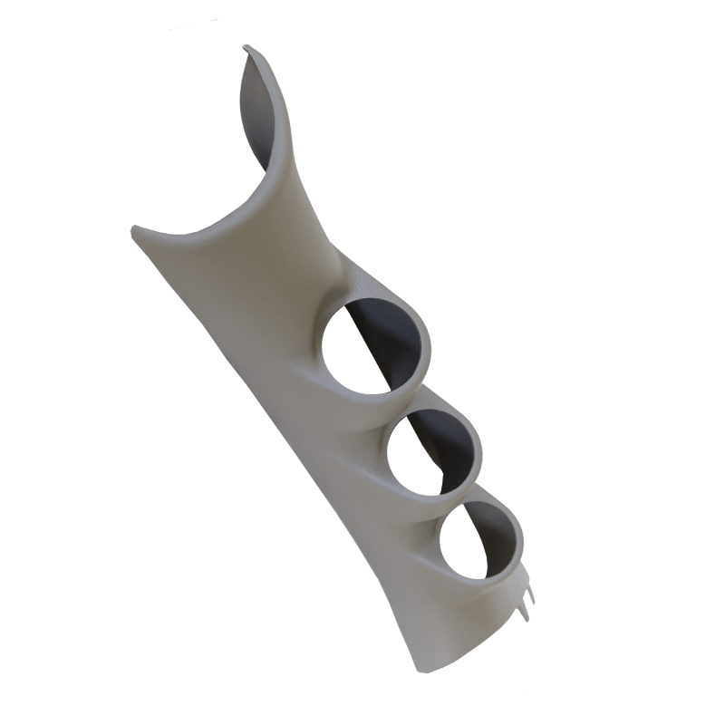 Autometer 10 - 12 Dodge Ram 52mm Taupe Triple Pillar Pod - CPC Performance