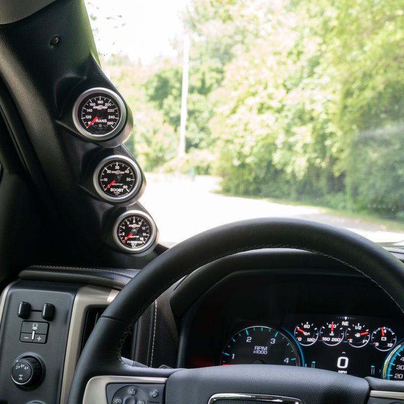 Autometer 2 - 1/16in Triple Pillar 14 - 15 Chevy Full Size (Gen 3) - CPC Performance